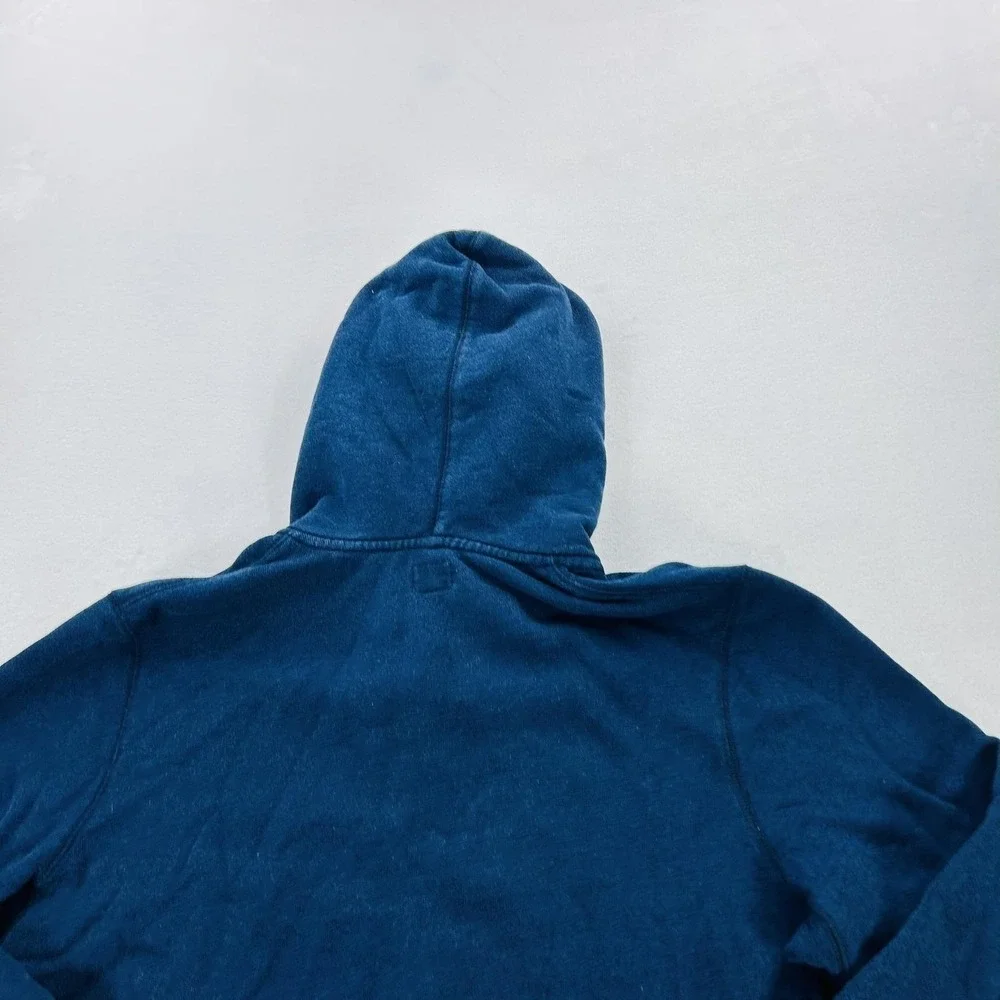 Levi's Hoodie Mens 2XL Blue Full Zip Fleece Sweatshirt Red Tab Logo Jacket